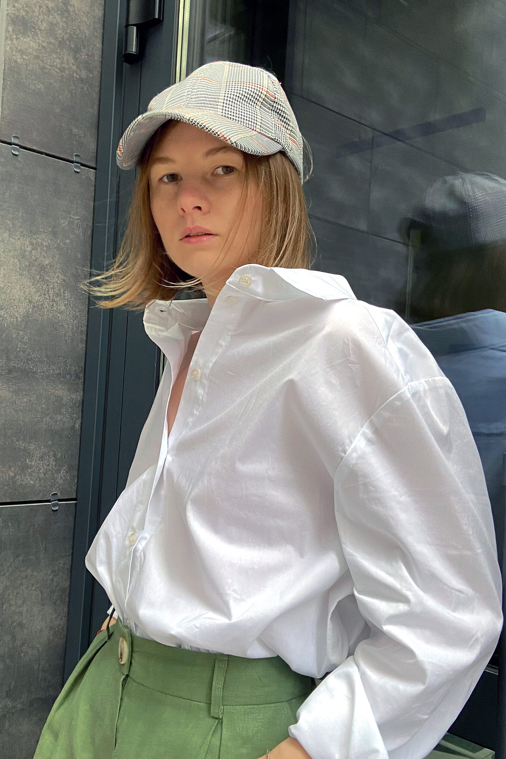 Сорочка базова поплінова біла
